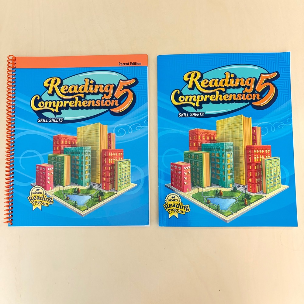 Abeka Reading Comprehension 5 Skill Sheets & Parent Edition Set NEW Homeschool